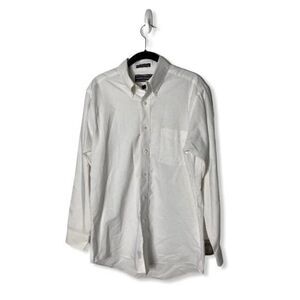 David Taylor white button down shirt
